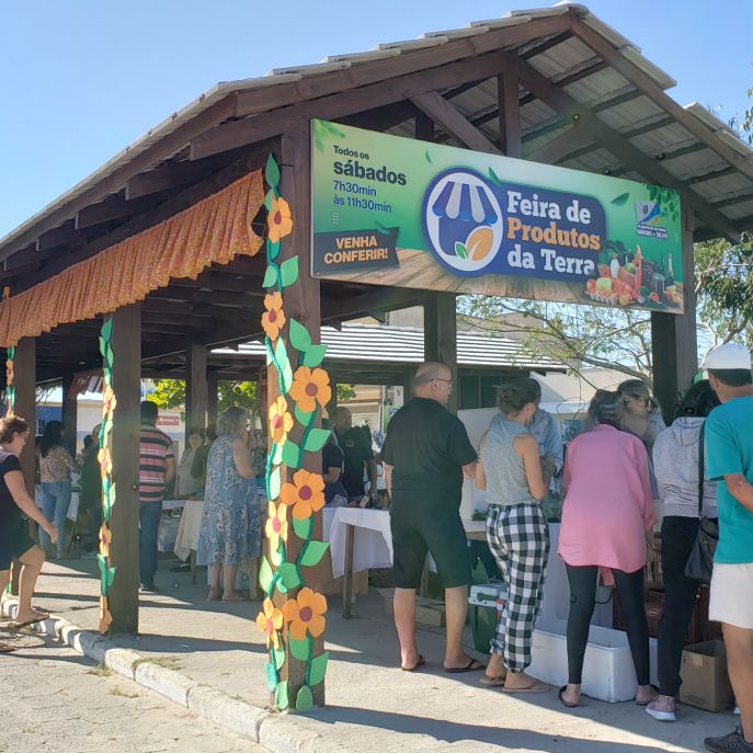 feira de produtos da terra